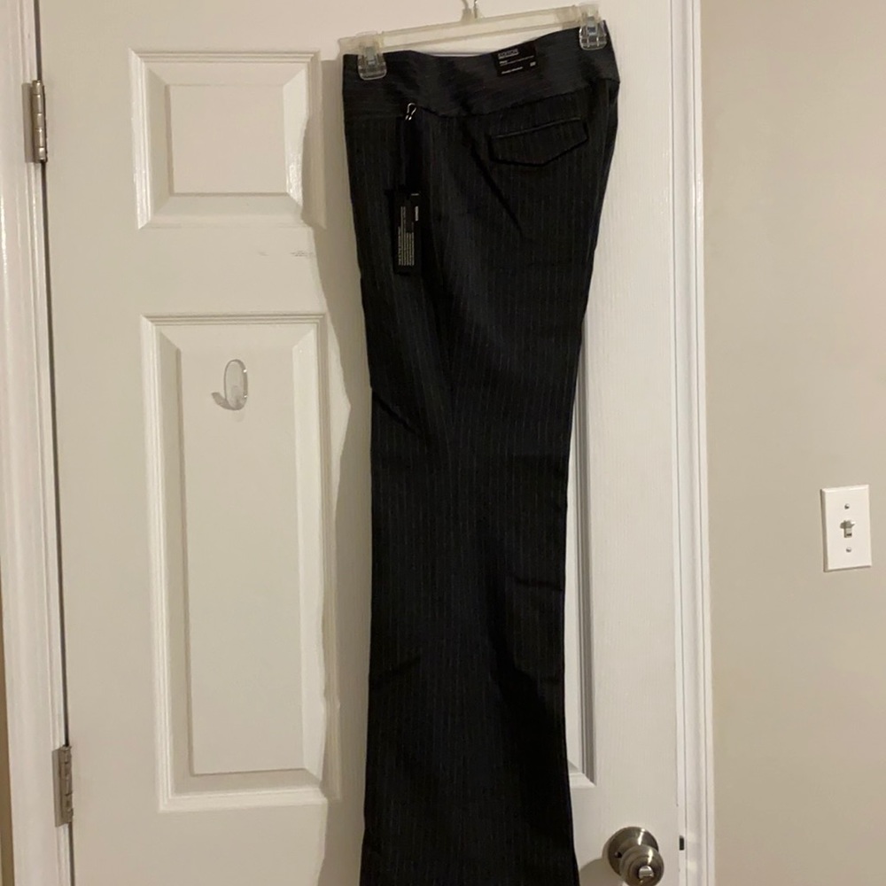 Express Editor Studio Stretch flare trousers NWT 8